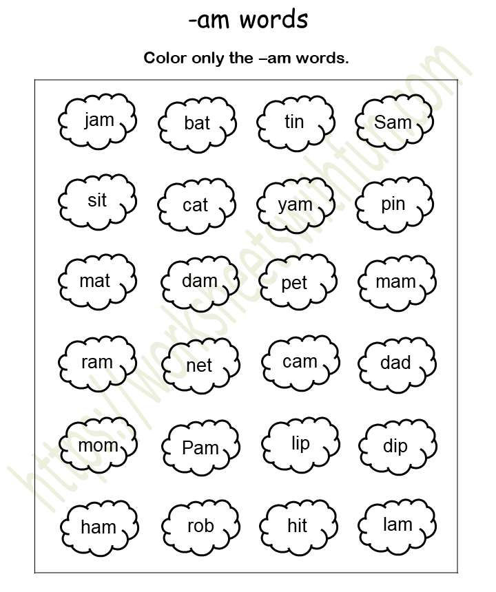 course-english-general-preschool-topic-am-word-family-worksheets